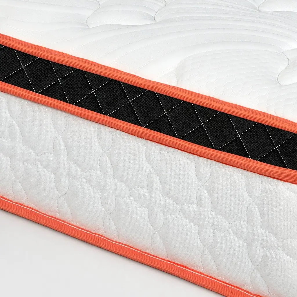 7 Zone Pocket Spring Mattress Queen Medium Firm Hybrid Foam Support Orthopedic
