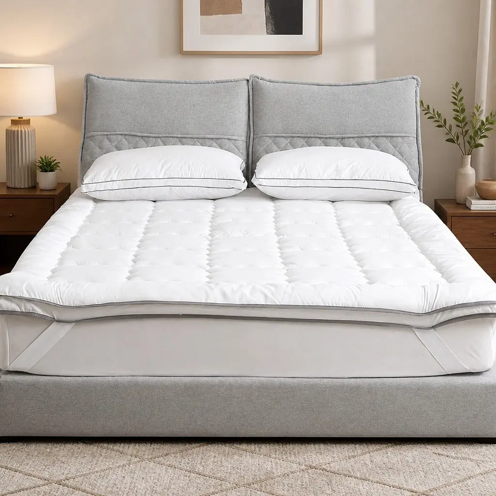 Mattress Topper Soft Comfort Single Bed 4-5cm Thick Pillowtop