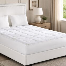 Cozy Bamboo Pillowtop Mattress Topper for Better Sleep