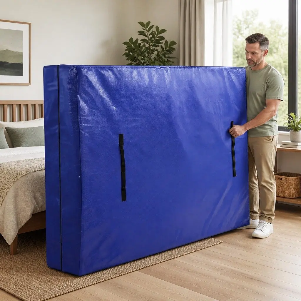 Mattress Bag Heavy-Duty Waterproof Double Size Moving Storage Protector