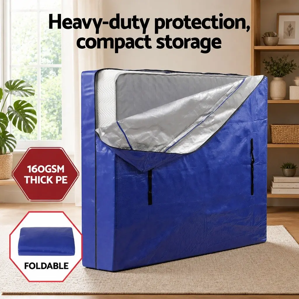 Mattress Bag Heavy-Duty Waterproof Double Size Moving Storage Protector