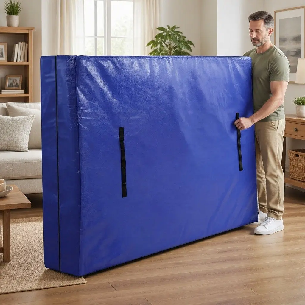 Mattress Storage Bag Waterproof King Size Heavy-Duty with 3-Sided Zipper