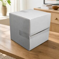 250x250x250mm White RSC Carton Durable Corrugated Box 50 Pack Warehouse