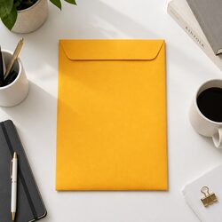 Heavy Duty Yellow Kraft Mailing Paper Envelope 230x330mm Peel Seal 500 Pack
