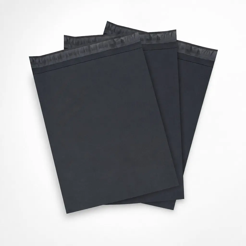 Black Poly Mailers 200x260mm Self-Sealing Bags Ecommerce Packaging 1000 Pack