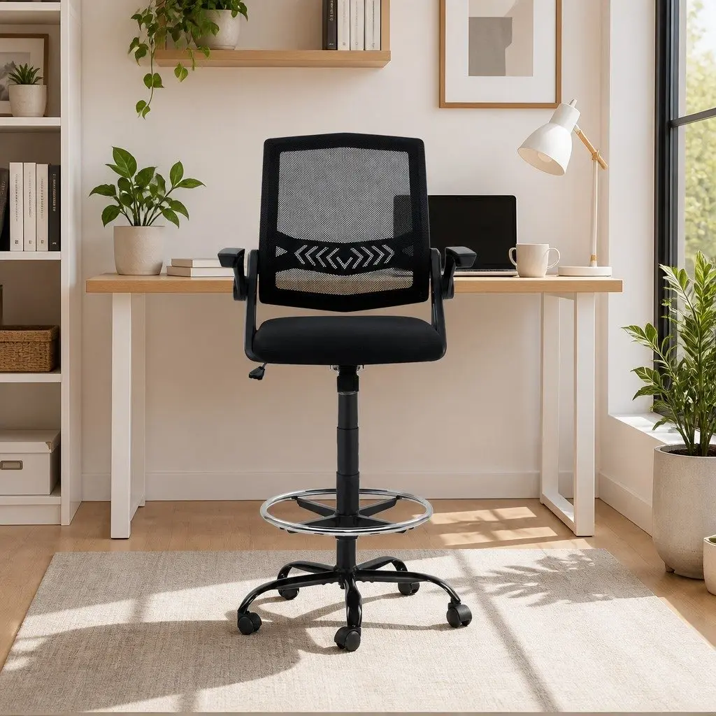 Drafting Stool with Adjustable Options