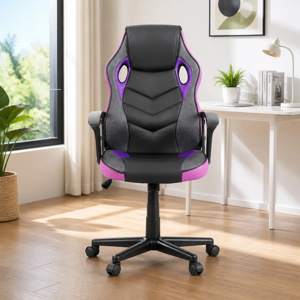 Purple Gaming Chair for Comfort