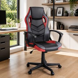 Your Comfortable Companion - Red High-Back Gaming Chair