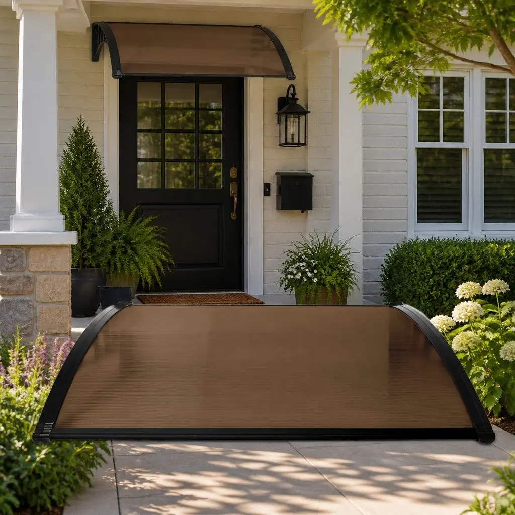 Brown Awning for Outdoor Protection
