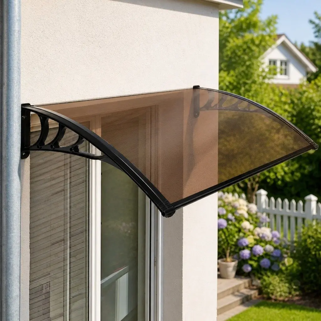 Brown Awning for Outdoor Protection