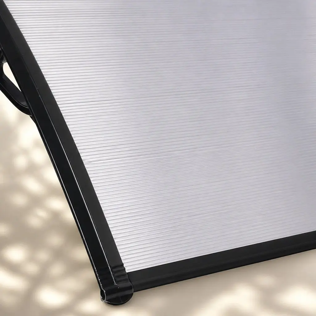 Window Door Awning Outdoor Canopy Transparent 1M x 1.2M Shade Protection