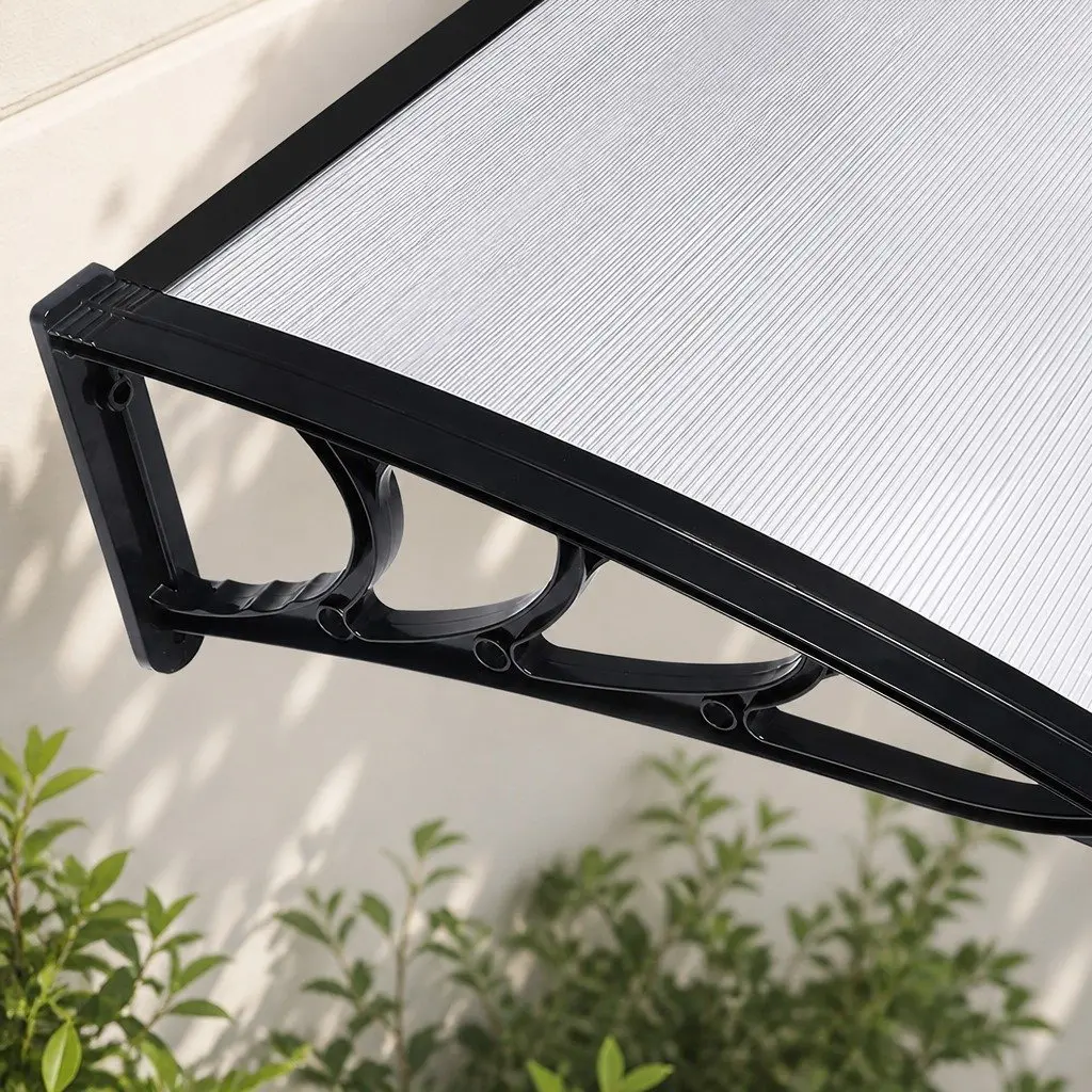 Window Door Awning Outdoor Canopy Transparent 1M x 1.2M Shade Protection