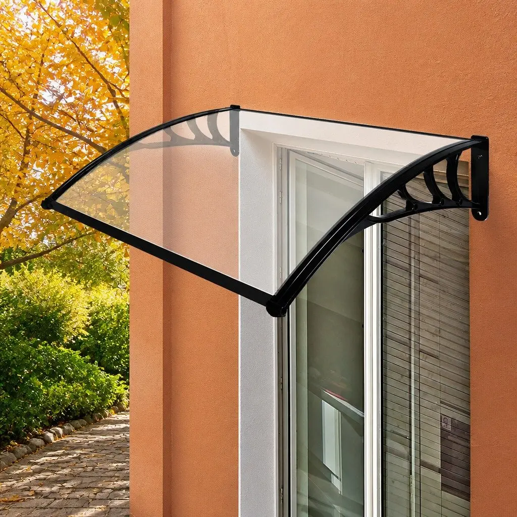 Window Door Awning Outdoor Canopy Transparent 1M x 1.2M Shade Protection