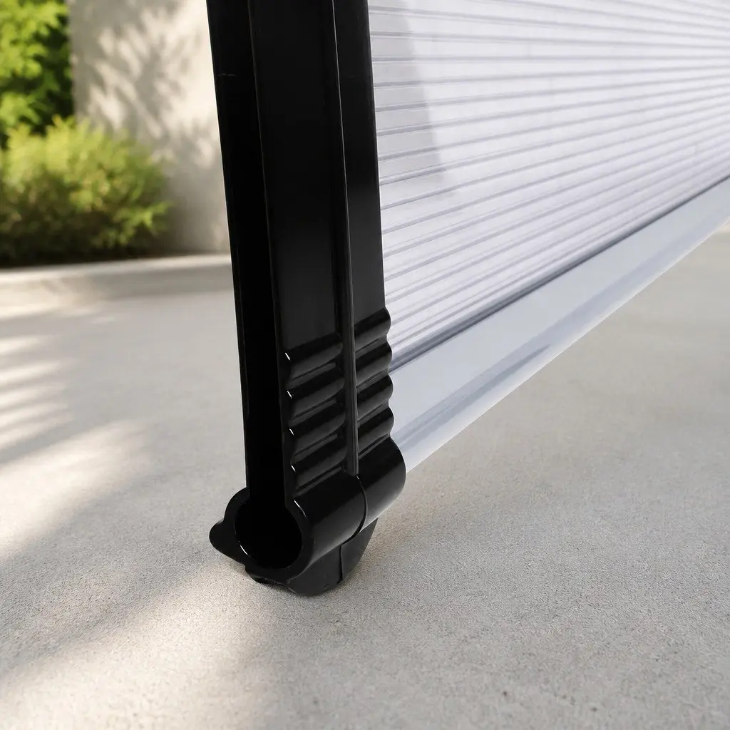 Window Door Awning Outdoor Shade 1M x 4M Transparent PC Panel UV Protection