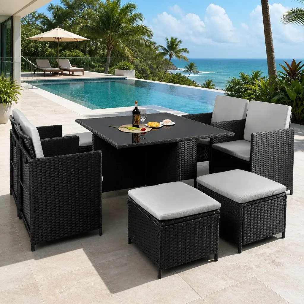 9-Piece Outdoor Dining Set