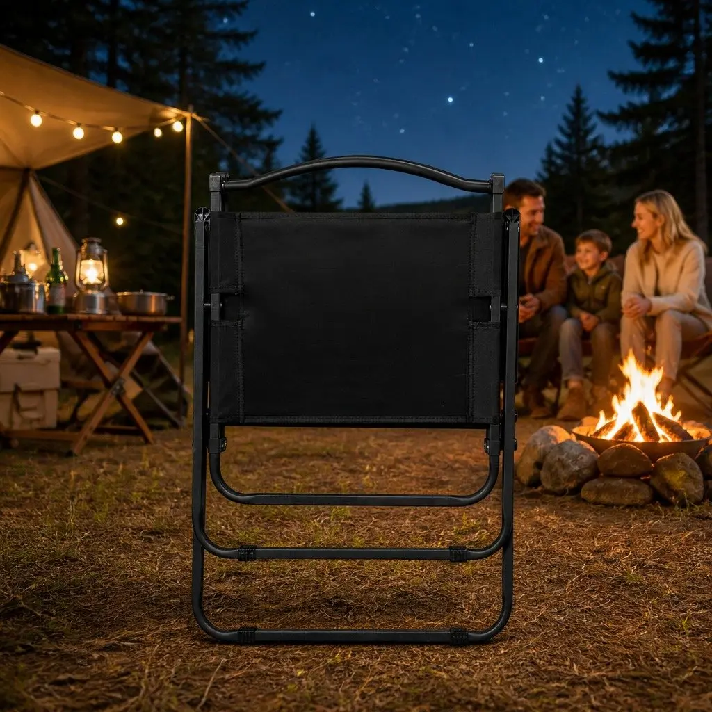 Folding Camping Chair Portable Lightweight 100kg Capacity