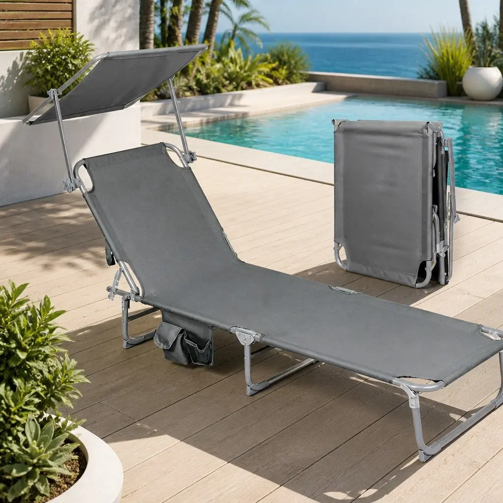 Foldable Lounge Chair for Outdoor Fun