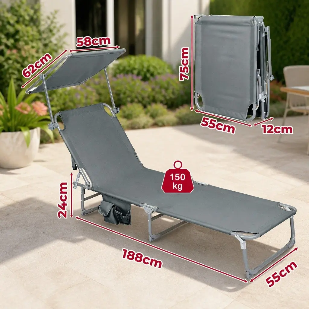 Foldable Lounge Chair for Outdoor Fun