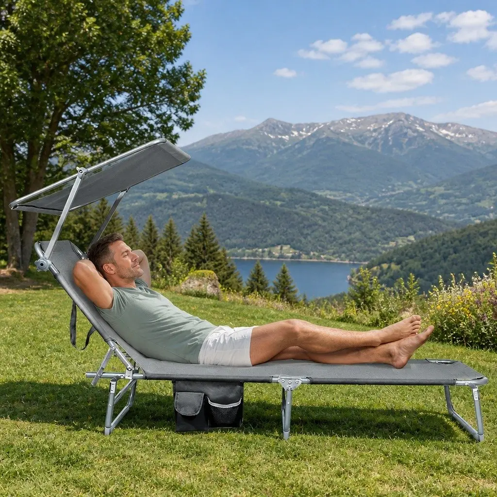 Foldable Lounge Chair for Outdoor Fun