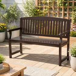Welcoming Outdoor Garden Bench for Relaxing Moments