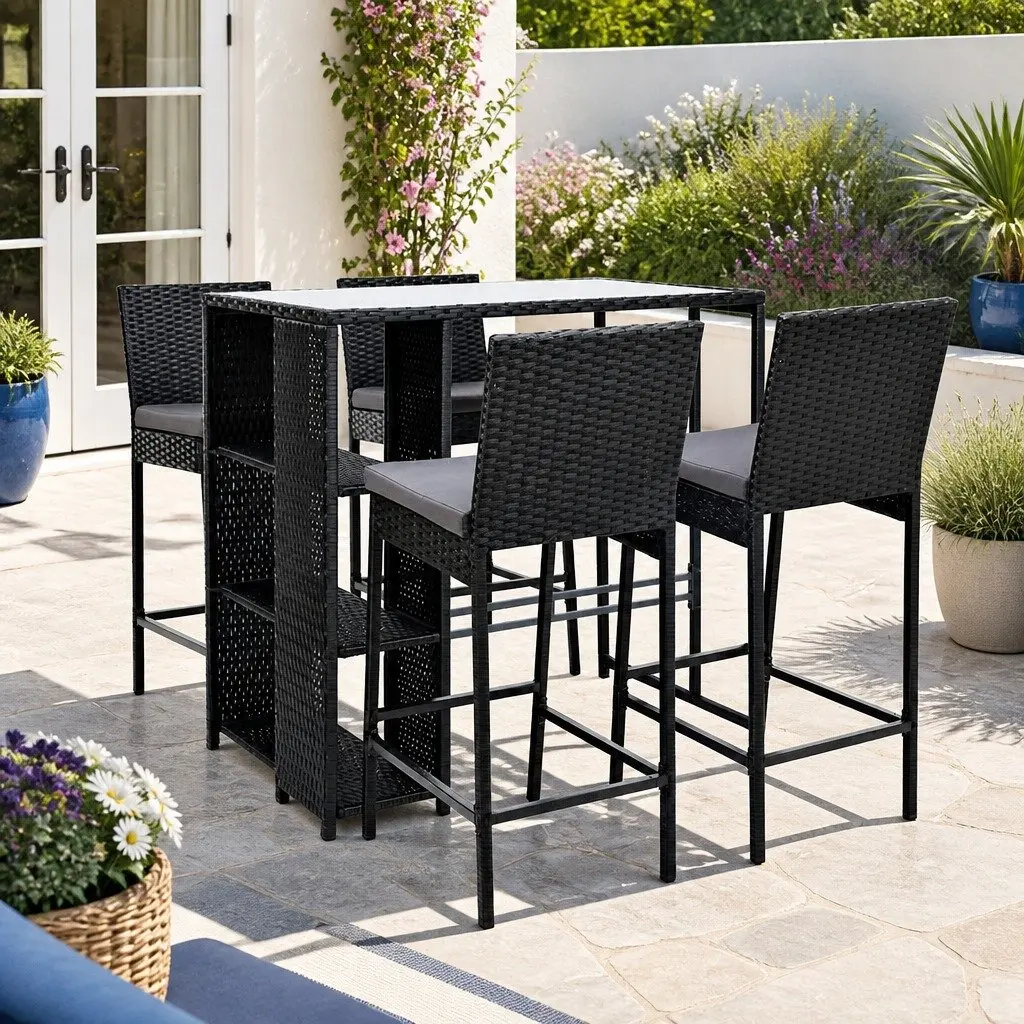 5-Piece Outdoor Bar Set