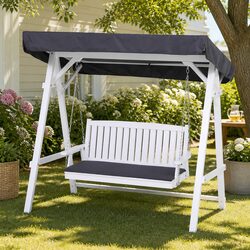 Relax Outdoors with a 3-Seater Swing Chair Just for You