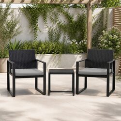 Cozy 3PC Bistro Set: Perfect for Your Outdoor Retreat