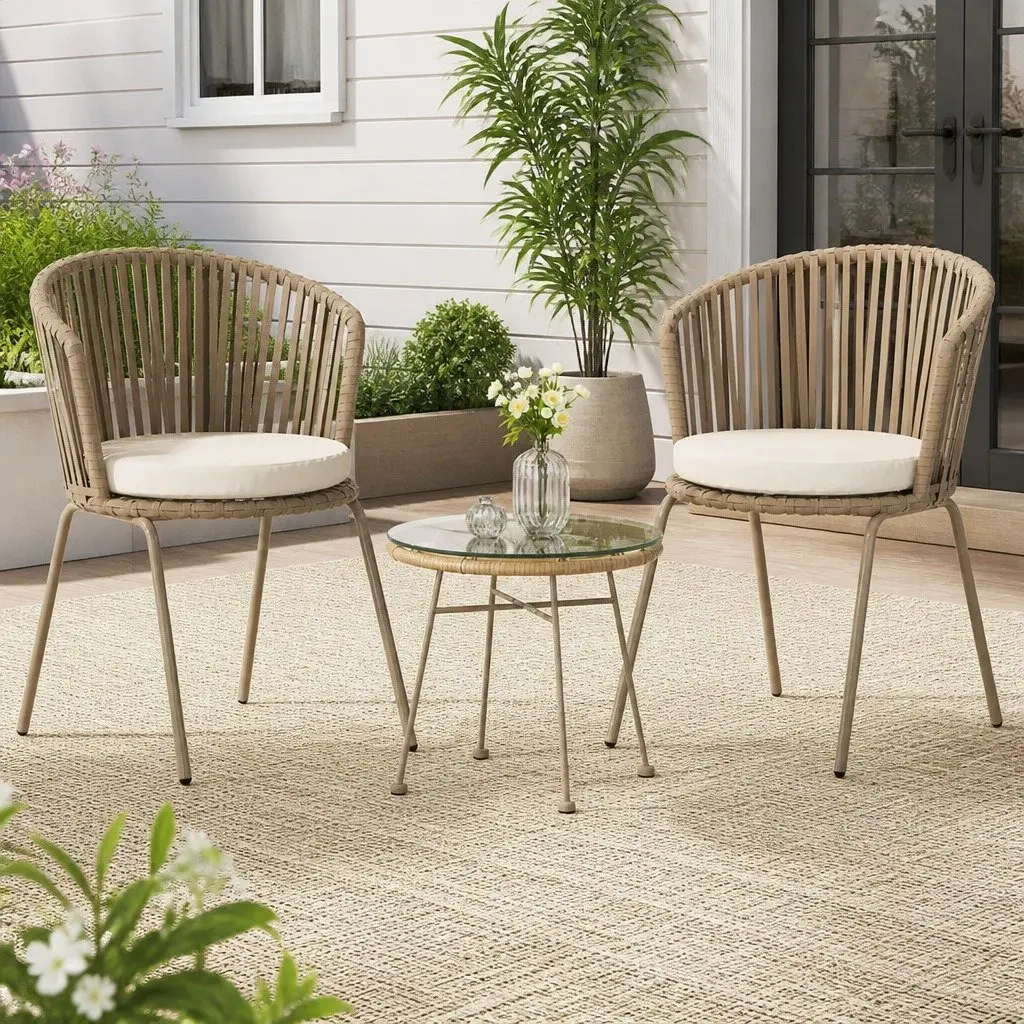 3 Piece Outdoor Bistro Set