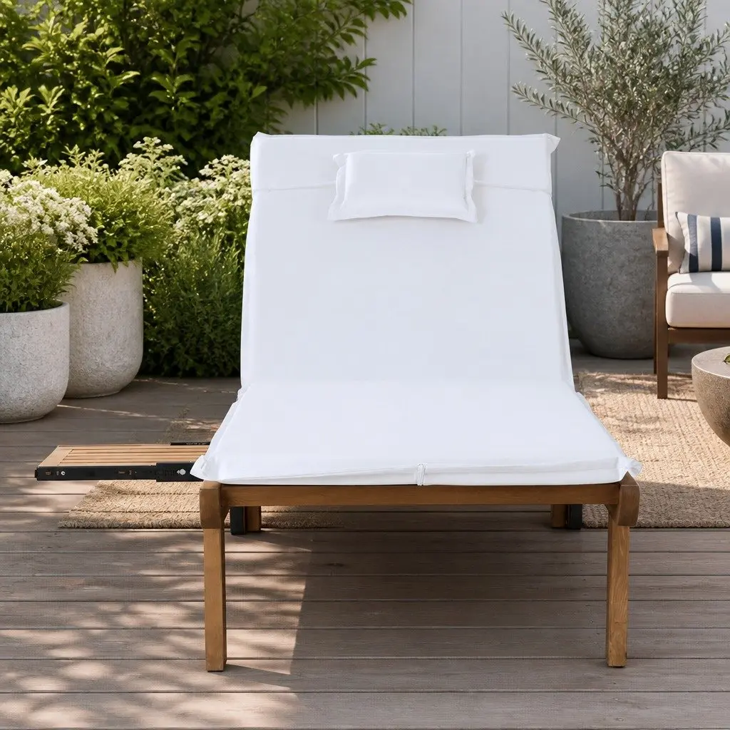 Sun Lounge Wooden Lounger