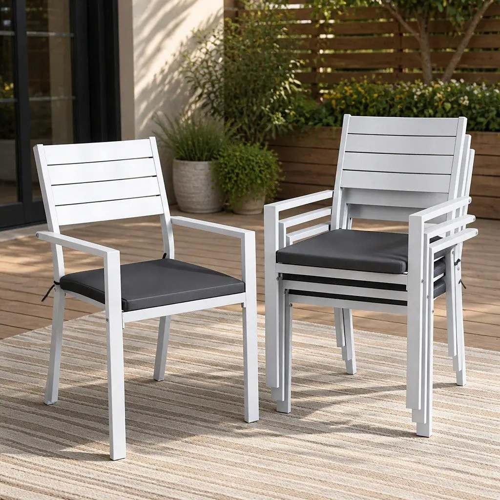4PC Outdoor Dining Chair Set
