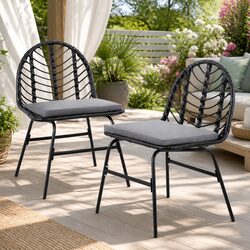 Upgrade Your Space with Set of 2 Outdoor Dining Chairs