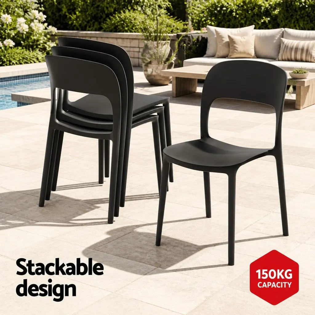 Stackable Outdoor Dining Chairs for Relaxation