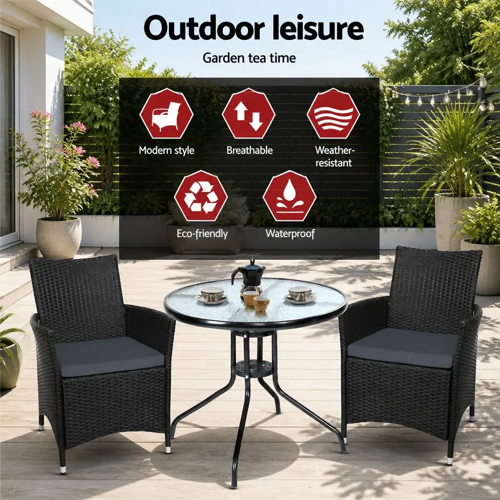 3PC Bistro Set for Outdoor Living
