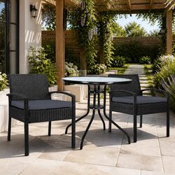 Friendly 3-Piece Bistro Set for Your Outdoor Enjoyment