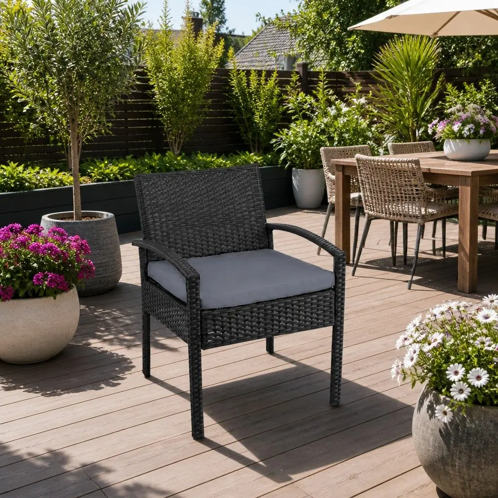 Outdoor Wicker Lounge Chair