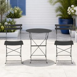 Enjoy Cozy Meals with Our 3PC Outdoor Bistro Set