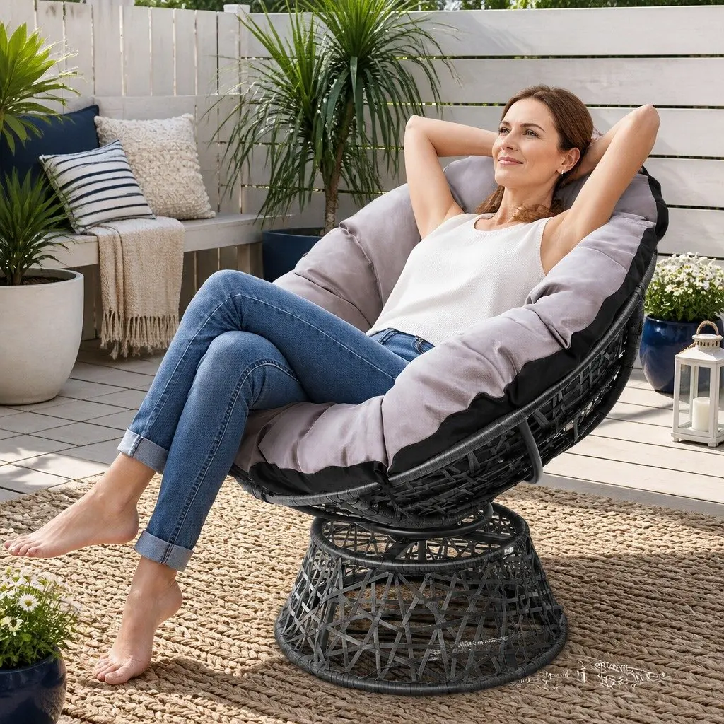 Papasan Chair for Relaxing