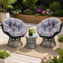 Your New Favorite Papasan Chair Set Awaits