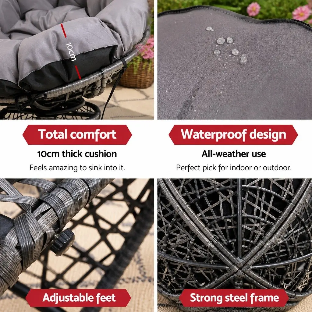 Papasan Chair Set