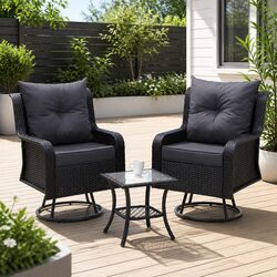 Your Perfect 3-Piece Swivel Chair Set Awaits!