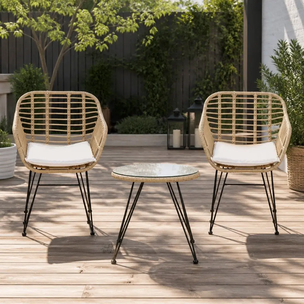 3PC Bistro Set for Outdoor Enjoyment