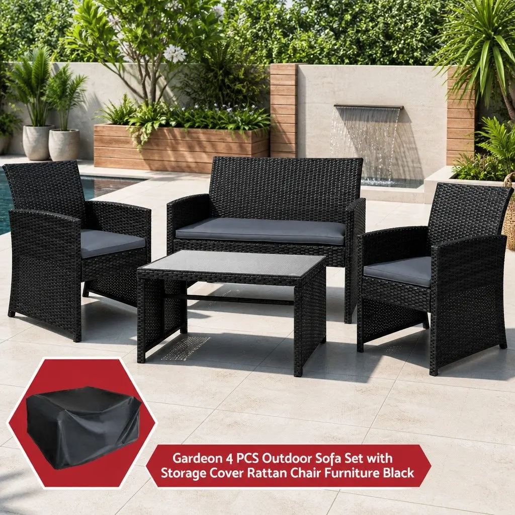 4-Piece Outdoor Sofa Set