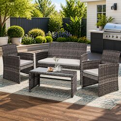 Welcome Comfort into Your Outdoor Space with This Sofa Set