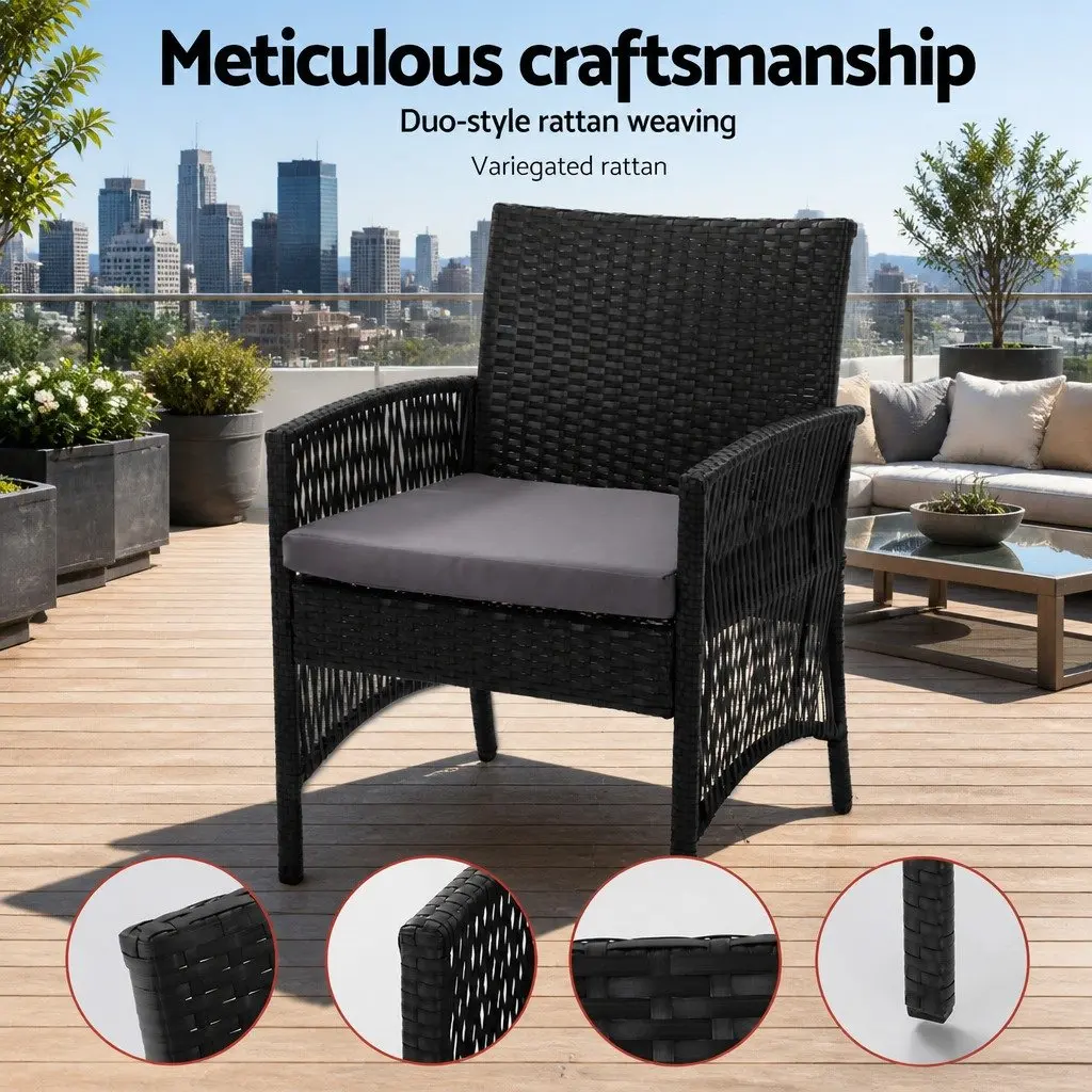 4PC Outdoor Wicker Sofa Set