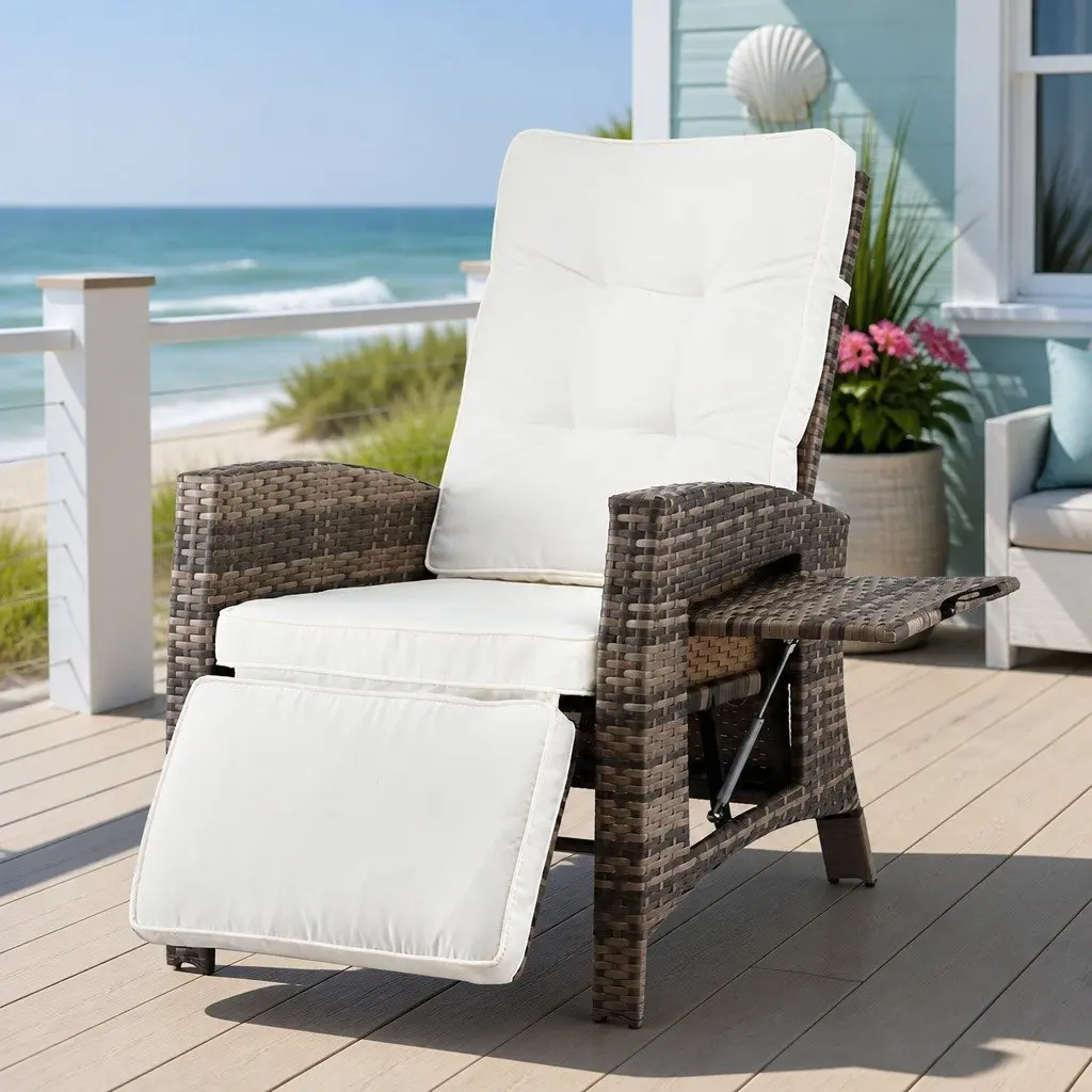 Wicker Recliner Chair