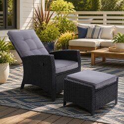 Your New Favorite Wicker Recliner Chair Set
