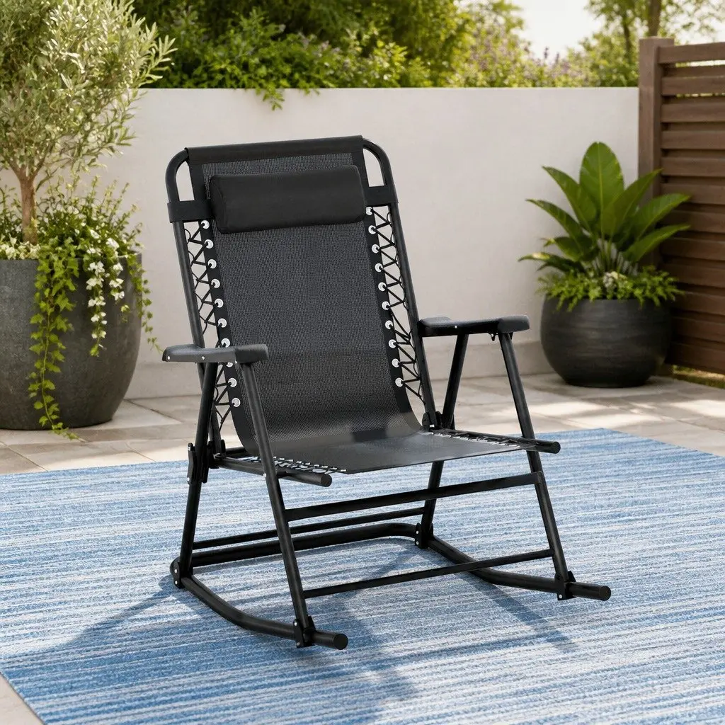 Folding Rocking Chair for Relaxation