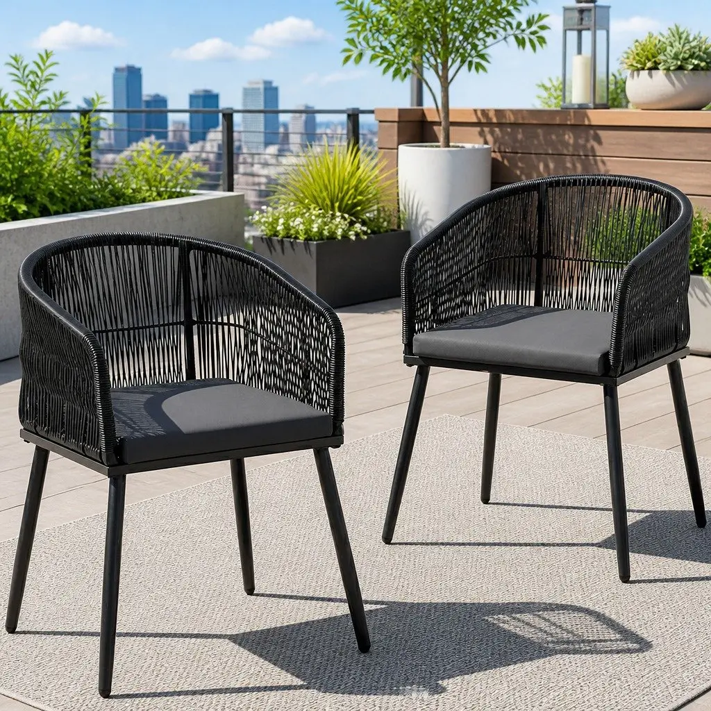 Black Wicker Chairs