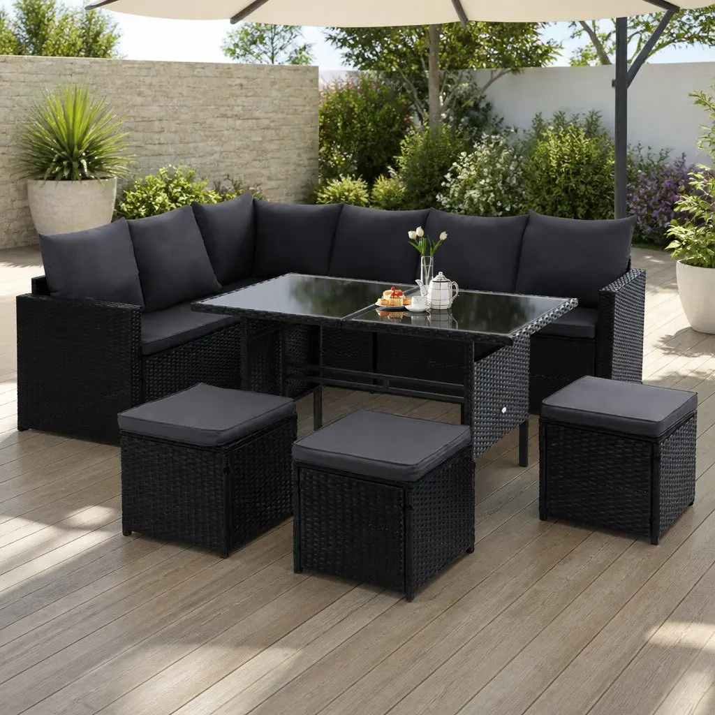 Outdoor Dining Set for 9
