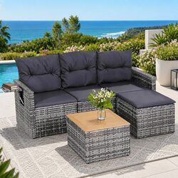 Enjoy Your Outdoors with This 5-Piece Sofa Set